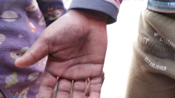 Newclare children hands